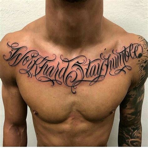 chest tattoo fonts|chest tattoos for men.